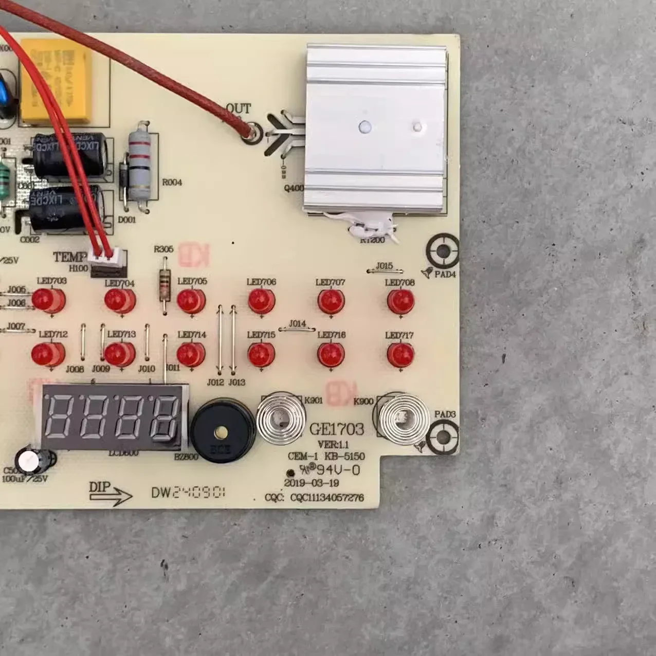Health Pot Accessories MK-GE1703 Motherboard KD-C178-V1.1 Power Board Computer Board