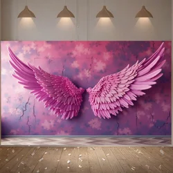 Angel Wings Photography Backgrounds Women Girls Birthday Party Wedding Maternity Portrait Custom Decor Photo Studio Backdrop