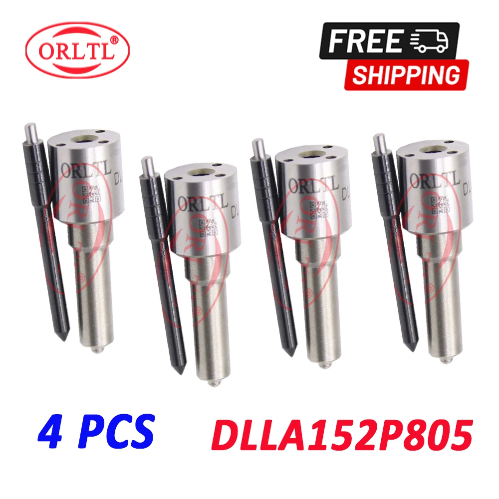 

4 PCS ORLTL DLLA 152 P 805 Fuel Injector Nozzle DLLA152P805 Diesel Injector Spray Nozzle Fuel Injector Tip DLLA 152P805