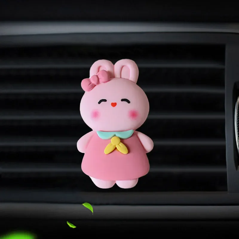 Urso dos desenhos animados ventilação de ar perfume clipe carro ar condicionado aromaterapia clipe criativo bonito acessórios do carro interior