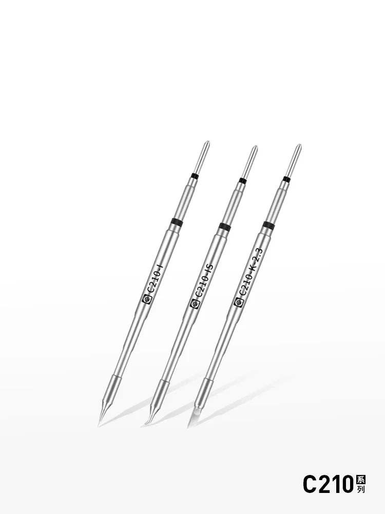 AMAOE C210 C245 نصائح سبيكة لحام لحام تلميح رئيس ل Jbc Gvm Oss Aixun T3b T245 T210 مقبض محطة إصلاح جزء طقم أدوات