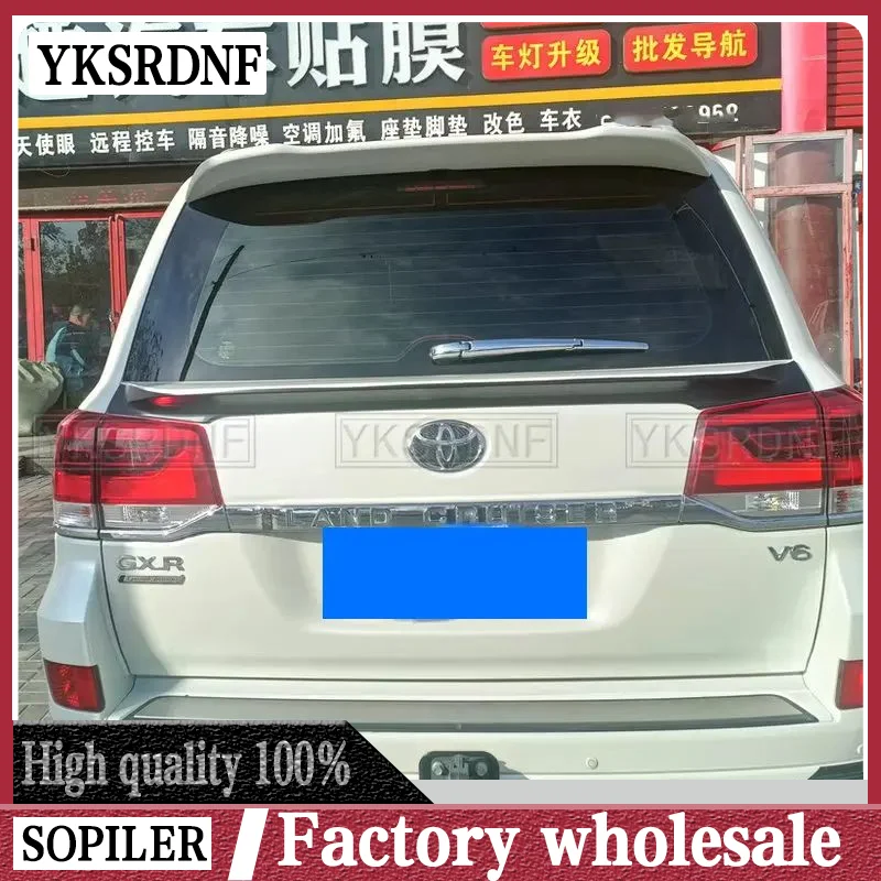 For Toyota Land Cruiser LC200 4000 4700 4600 Spoiler 2008 09 2010 11-2019 ABS Material Car Rear Trunk Wing Accessories Body Kit