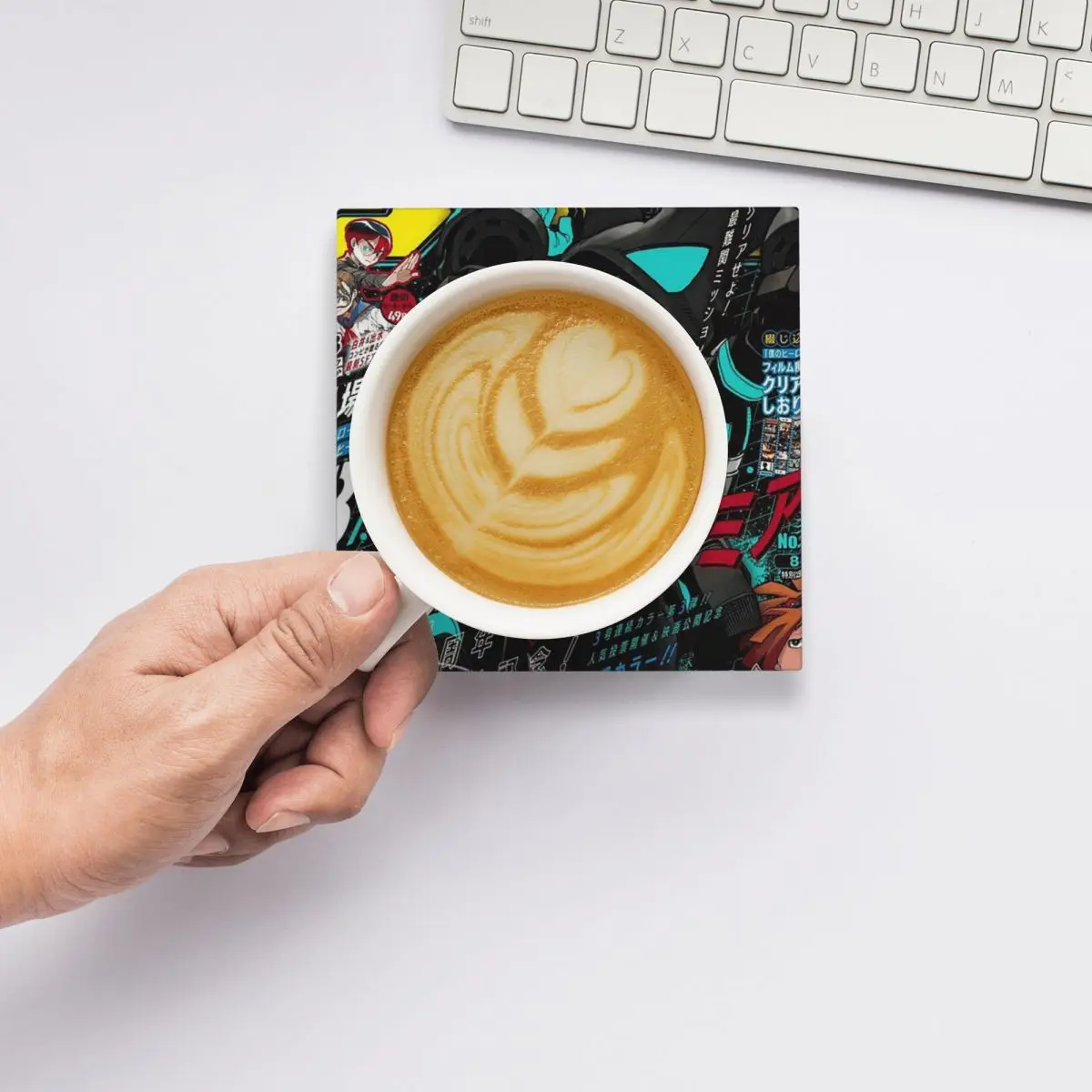 My Hero Academia Coasters Ceramics Mat Decoration And Accessories For Table Utensils For Kitchen Dining Table Mat Coffee Mat