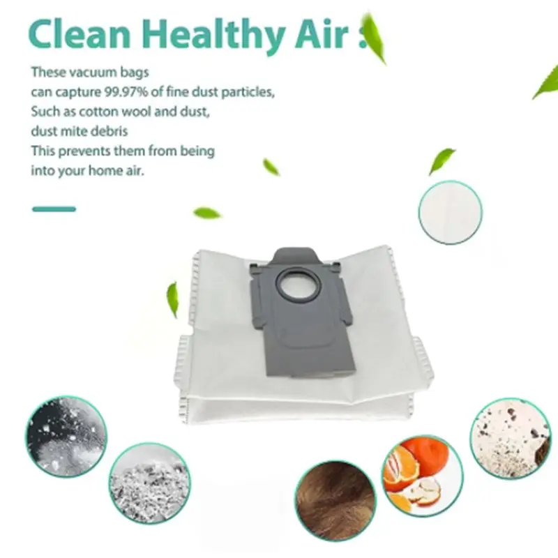 

Т65С! 10 шт. пылесборник для Xiaomi Roborock Q7 Max/Q7Max +/T8/G10S/G10SPRO робот-пылесос удаление пыли запасные части