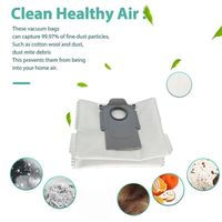 T65C! 10PCS Dust Bag for Xiaomi Roborock Q7 Max/Q7Max+/T8/G10S/G10SPRO Robot Vacuum Cleaner Remove Dust Replacement Parts