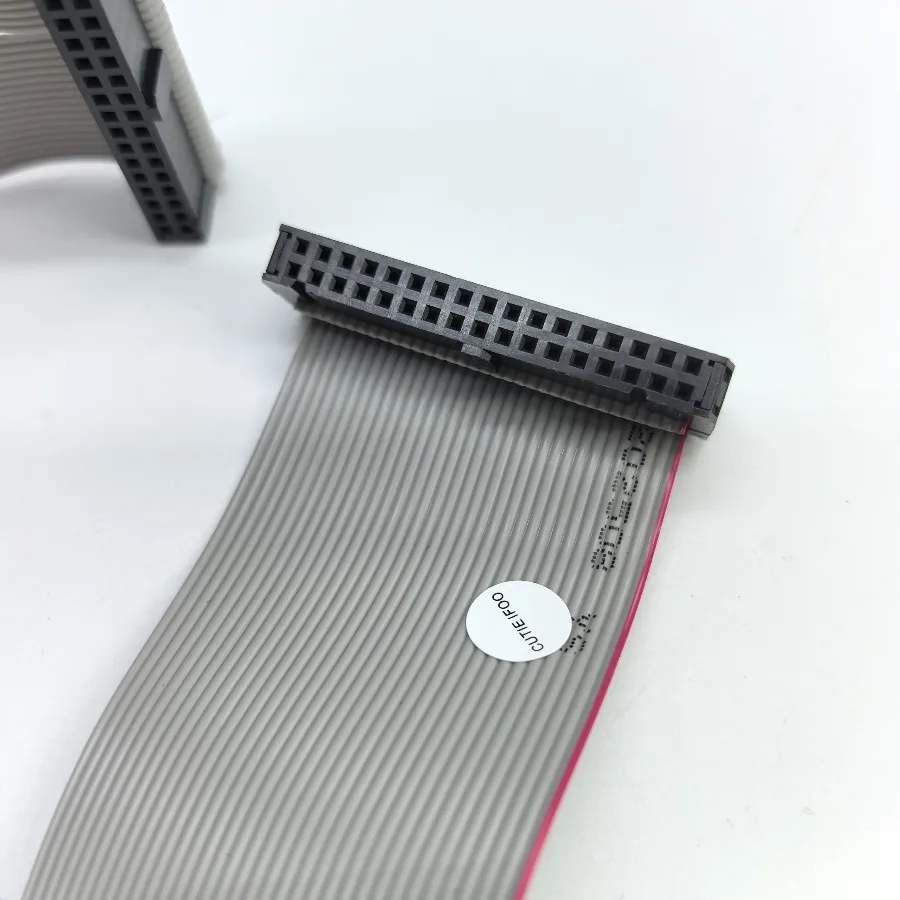 50CM 3,5 34P IDE Buchse IDC 34Pin 2x17 2,54mm Stecker Diskettenlaufwerk Flachband Industrie Computer Datenübertragungskabel – Detail 4