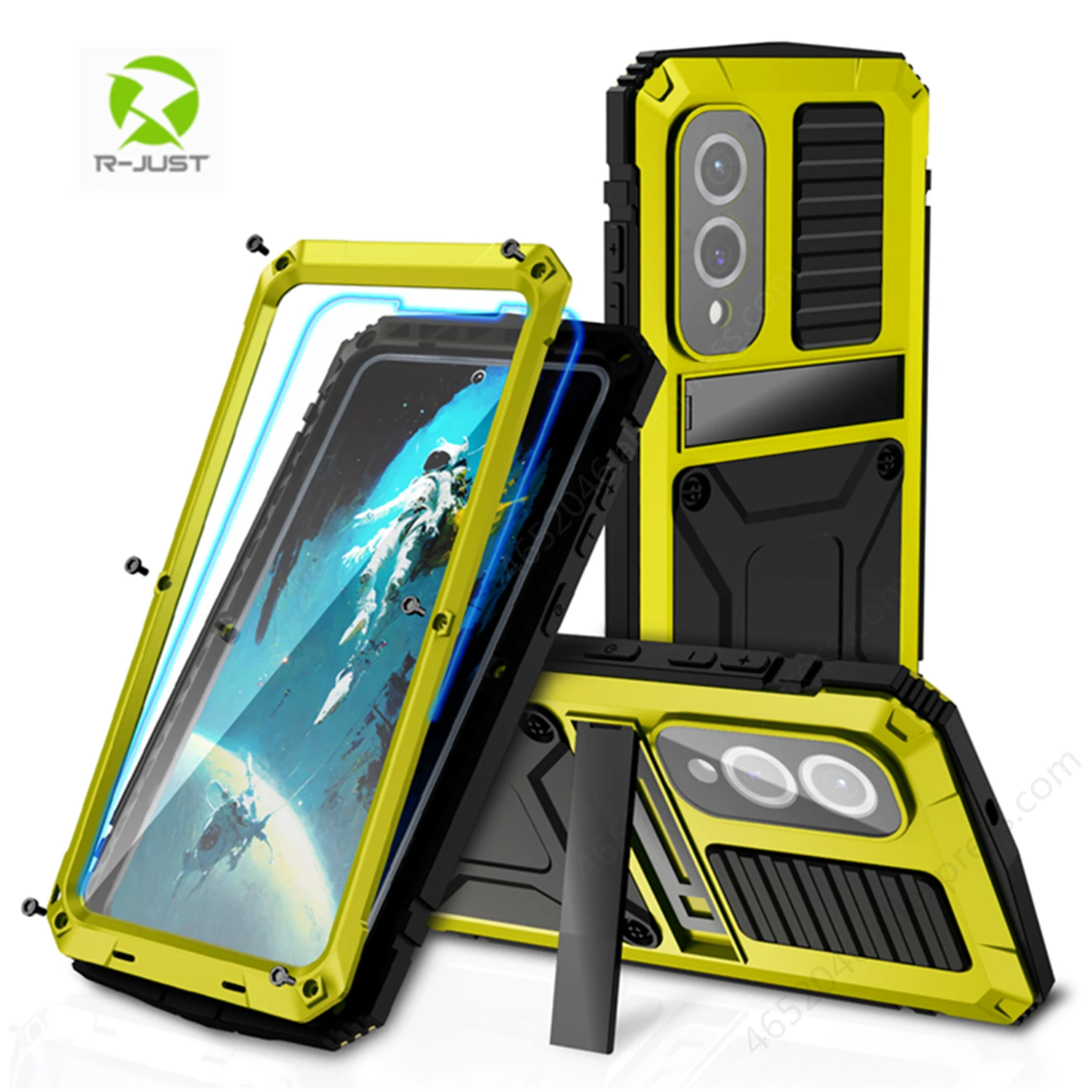 

Алюминиевый металлический чехол для Samsung Galaxy S25 Edge S25 Ultra S24 S23 S22 Plus, полностью противоударная защитная камера из закаленного стекла