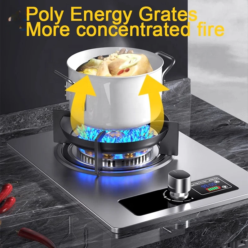 Hot Selling Factory Price Build In Household Smart Portable High Power Brass Burner Gas Hob Cheap Gas Cooker Gas Stove