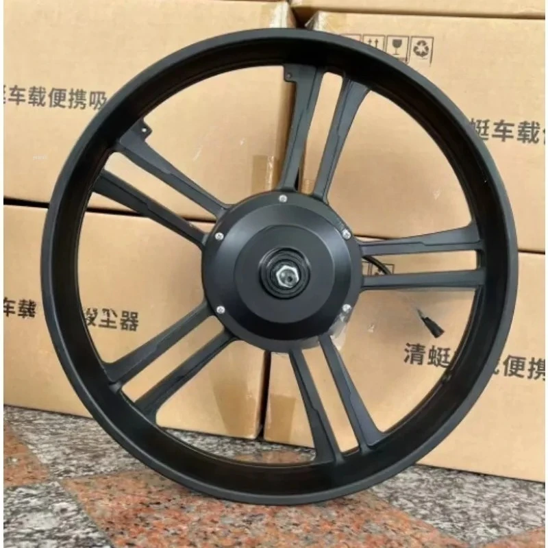 48V 750W 20 Inch Geared Hub Motor for Tire Snow Bike, Brushless Rear Wheel with Hall