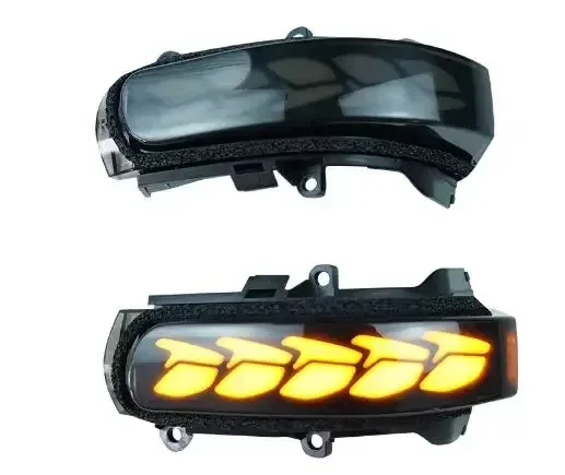 For Toyota avensis t250 2006 mirror turn A touch of blue rearview mirror DRL modified running lights turn signals