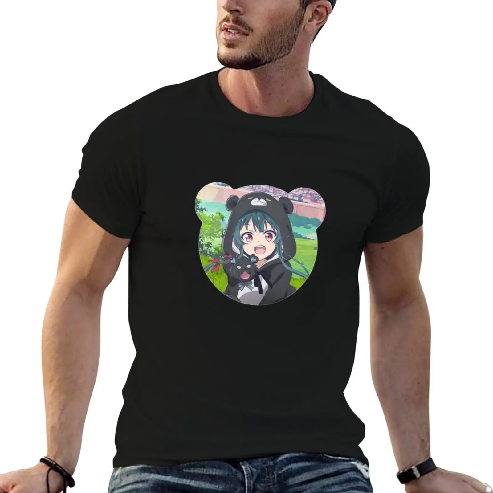 

Kuma Kuma Kuma Bear 1 Green Classic T-Shirt t shirts for man cotton funny graphic t shirts for man T-Shirt