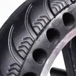 9x2.125 Tire Wheel Assembly With Aluminum Alloy Rim And Non-Slip Tread For Electric Scooter Go Kart Mobility Device Replacement