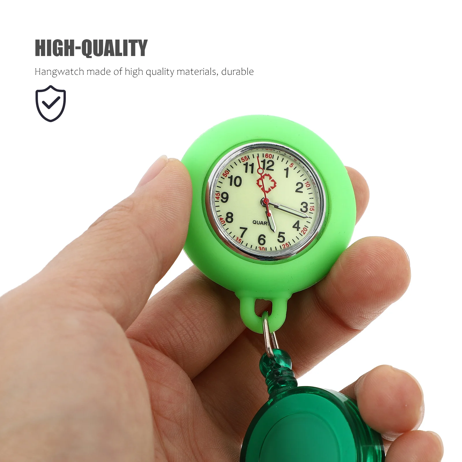 

Luminous Nurse Pocket For Doctor Clip-On Quartz Timepiece Portable Nursing Nurse Quartz Watch Gift Pocket Watch