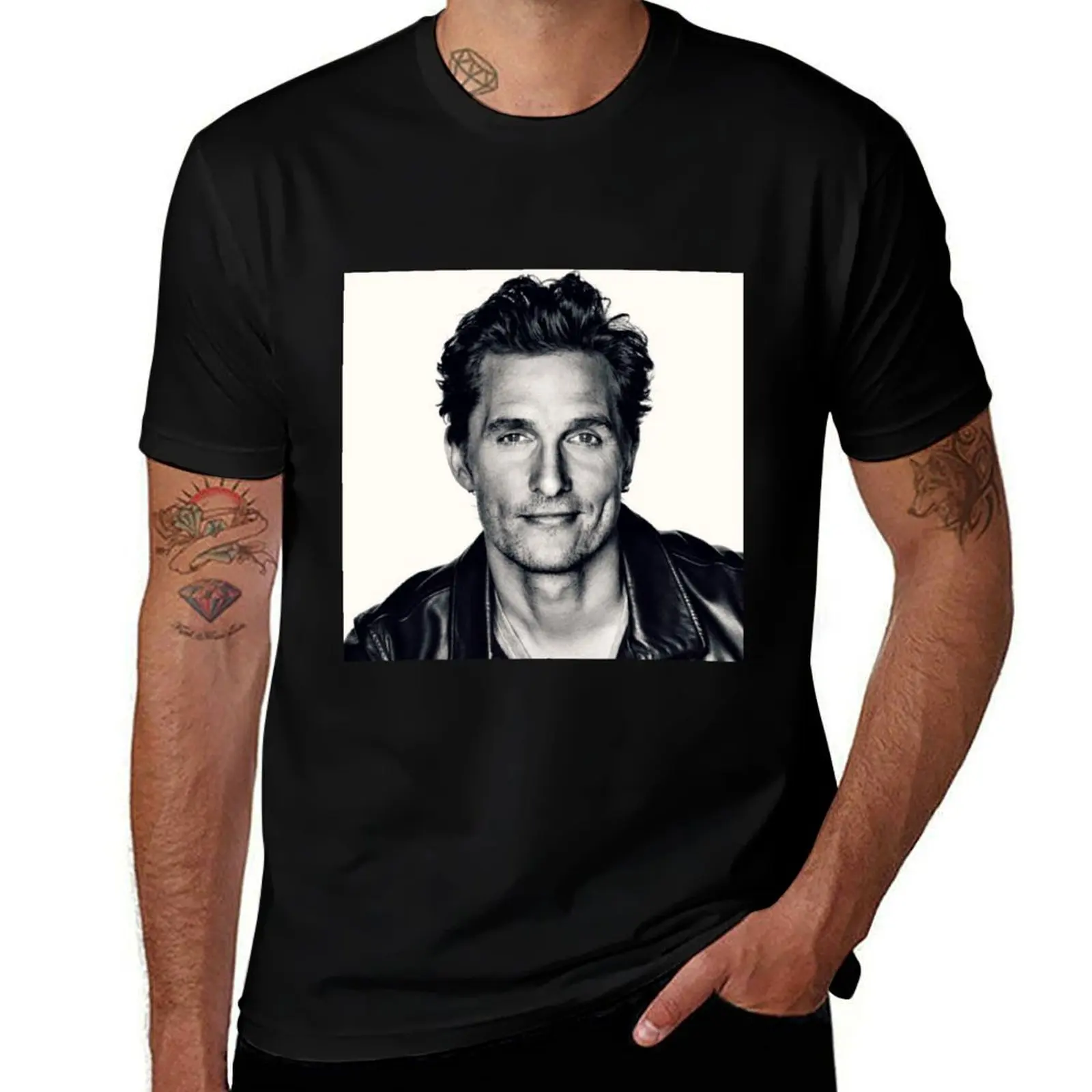 

Matthew McConaughey T-Shirt man t shirts graphic t shirts for man cotton soft