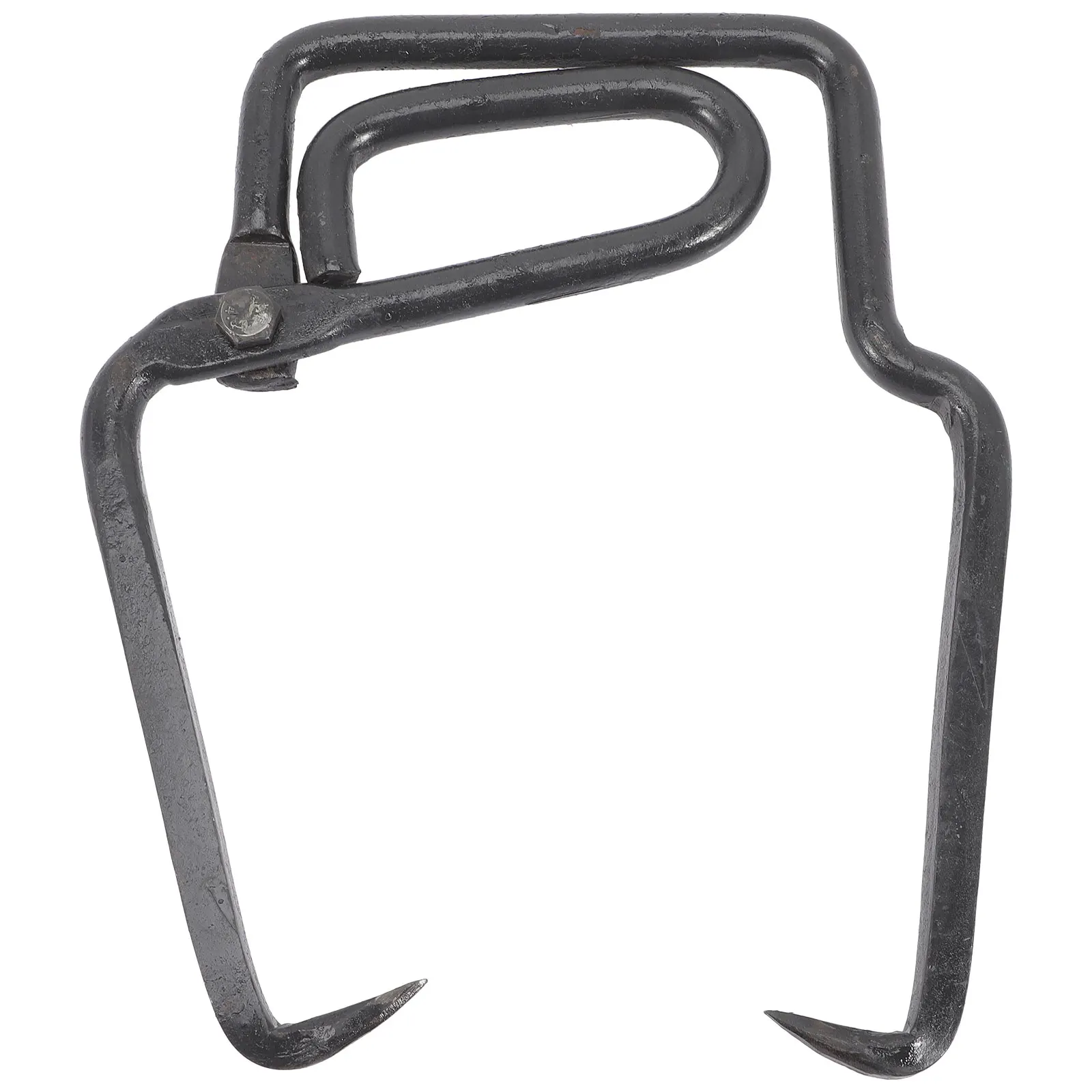 

Ice Lift Clip Reusable Tong Iron Easy Hold Handle Industrial Holder Statue Tool Large Block Kitchen Bar Utility