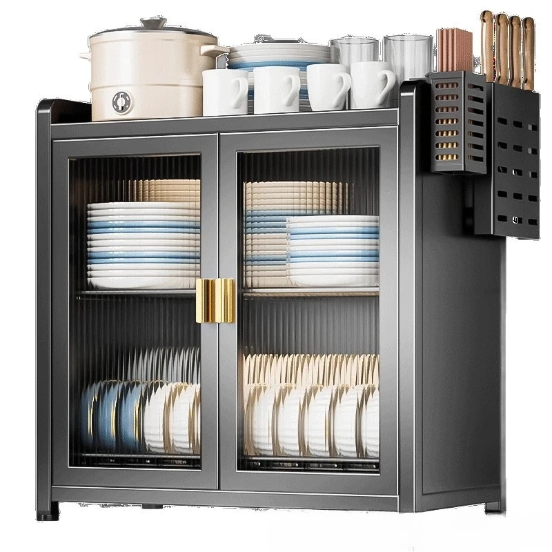 

Household draining dish rack with lid, kitchen rack