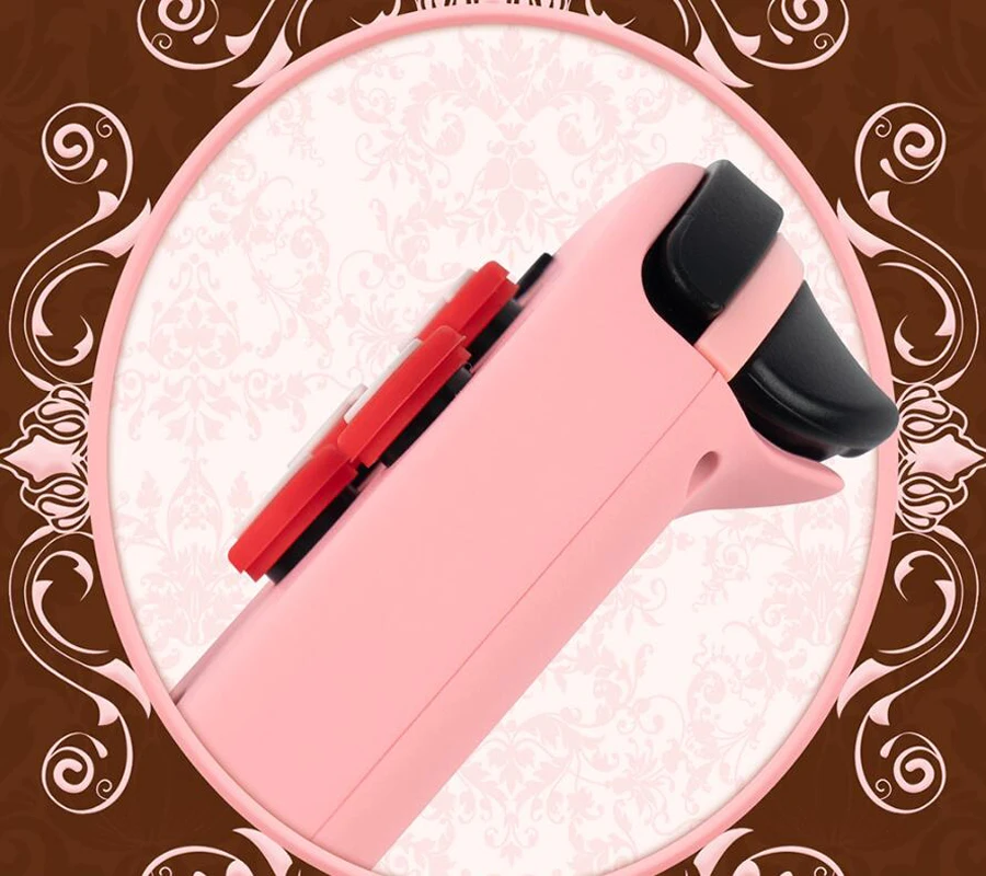 Sweet Raspberry Silicone Soft Dpad Cross Button ABXY Key Sticker Skin Case For Switch Oled NS Joy-con Thumb Stick Grip Cap Cover