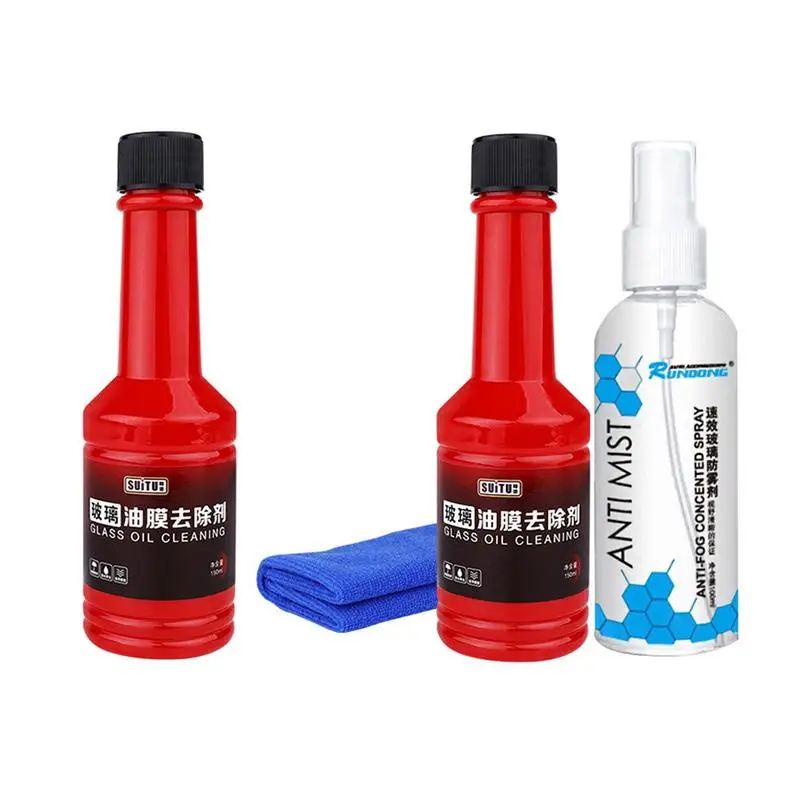 

Car Glass Oil Film Removing Paste Deep Cleaning Polishing Glass Cleaner 150ml For Auto Windshield Home Glass Water Remover