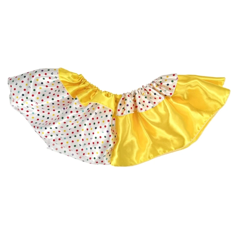 49ME Ruffled Costume Collar Accessory for Halloween Stage Styling and Photos