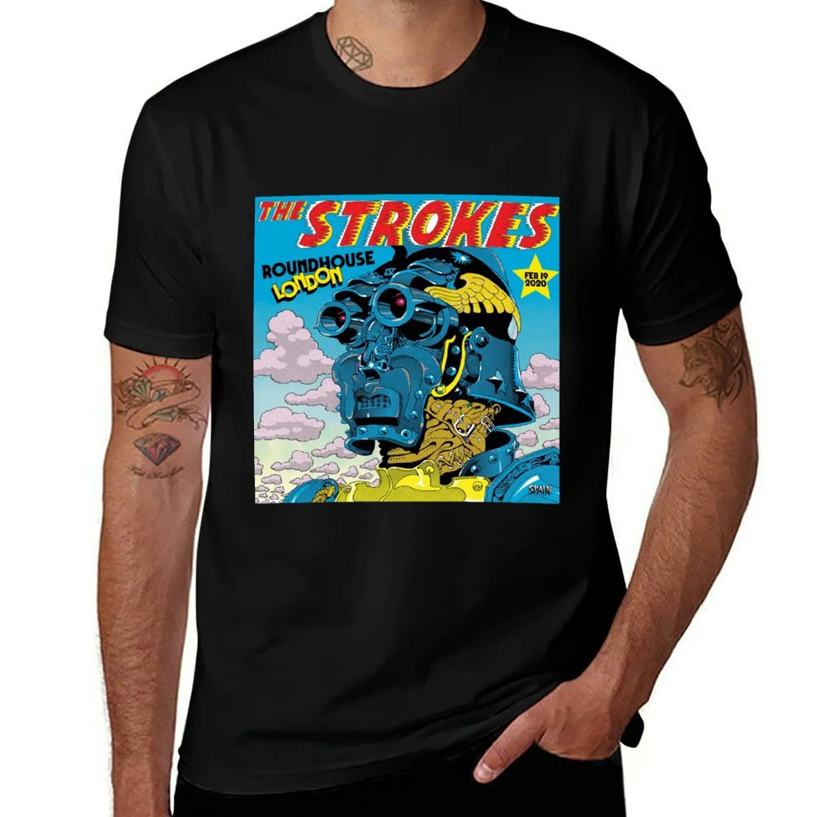 

Roundhouse London T-Shirt tops blacks anime tshirt cute clothes mens funny t shirts