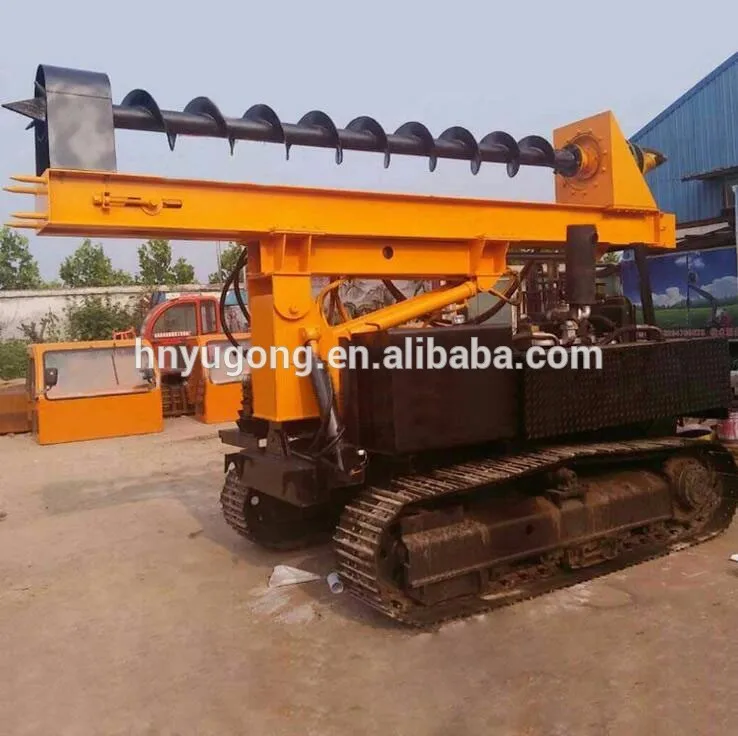 Factory Direct Sale Wheel Loader Truck Mounted Screw/sheet Pile Driver for Sale