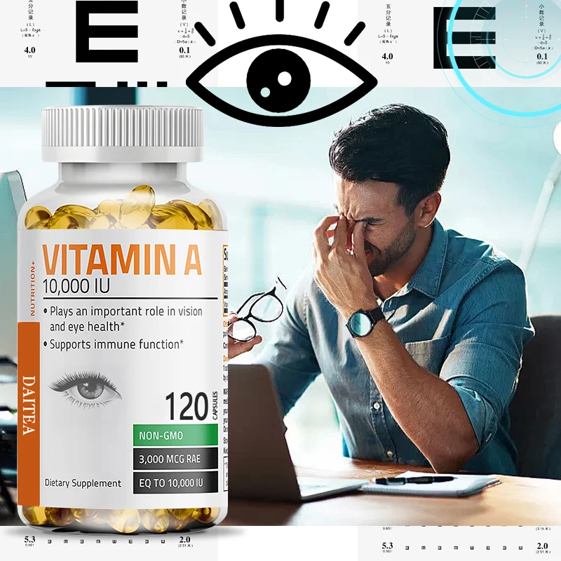 Supplement Vitamin A, Improve Vision, Resist Fatigue, Brighten Eyes, Increase Eye Nutrition, and Improve Clarity