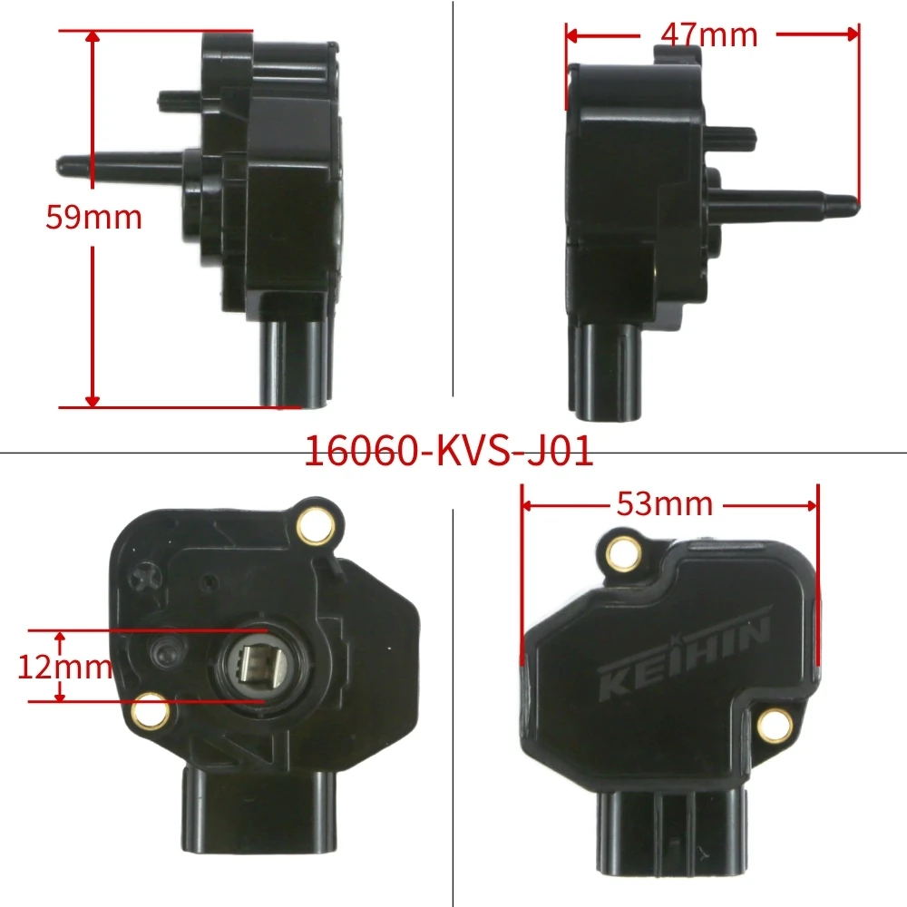 16060-KVS-J01 For Honda SH125 SH150/Rs150 2017-2018 CB190R 2016-2020 FAN160 TITAN160 Motorcycle Throttle Position Sensor Tps