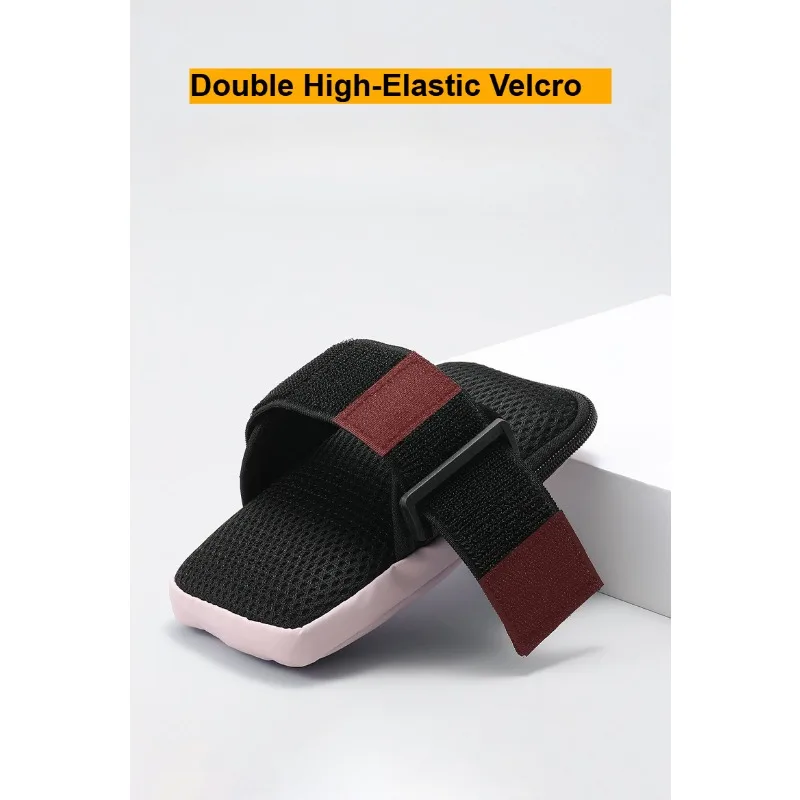 Tas lengan untuk berlari, kantong ponsel, perlengkapan olahraga kebugaran luar ruangan, kantong penyimpanan pergelangan tangan dan lengan