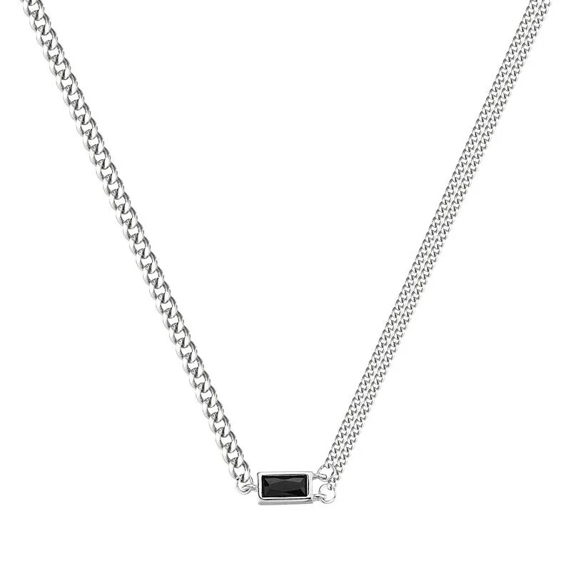 

925 Sterling Silver Women's Cuba Neck Chain Jewelry Choker Necklaces Luxury Quality Exquisite Accessories Wholesale Jewellery