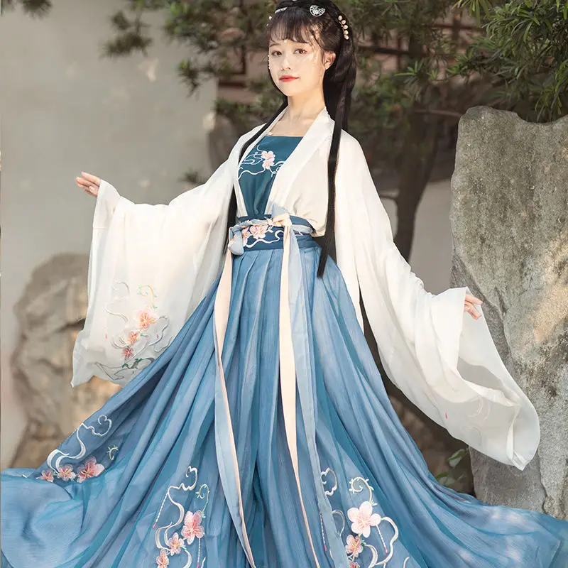 

Hanfu Women Chinese Dance Song Dynasty Costumes Ancient Hanfu Chinese Traditional Dress Stage Fairy Performance Costume