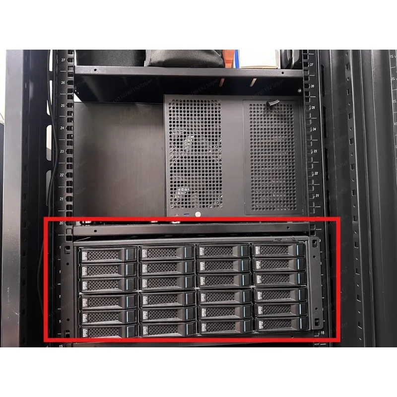 Jmz-Metal M424 4U can cabinet 24-disk 12G high-speed storage expansion cabinet, built-in power supply