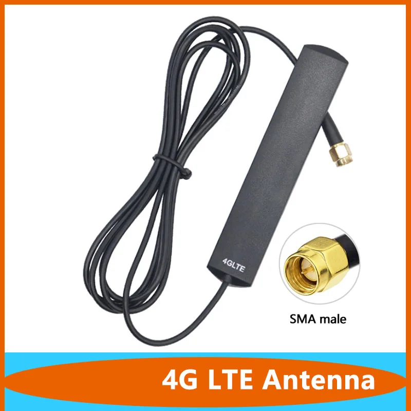 4G Full-Band Outdoor Patch Antenna 5dbi Mobile Phone Car Omni Signal Booster WCDMA DTU GSM GPRS Network Amplifier SMA Male