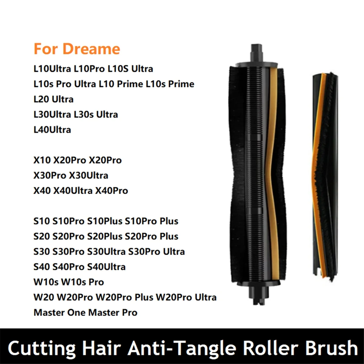 A76Z Replacement Roller Brush Scrape Strip Kit for X40/X30/X20/X10/S30/S20/S10/L20 Ultra Series Vaccum Attachment