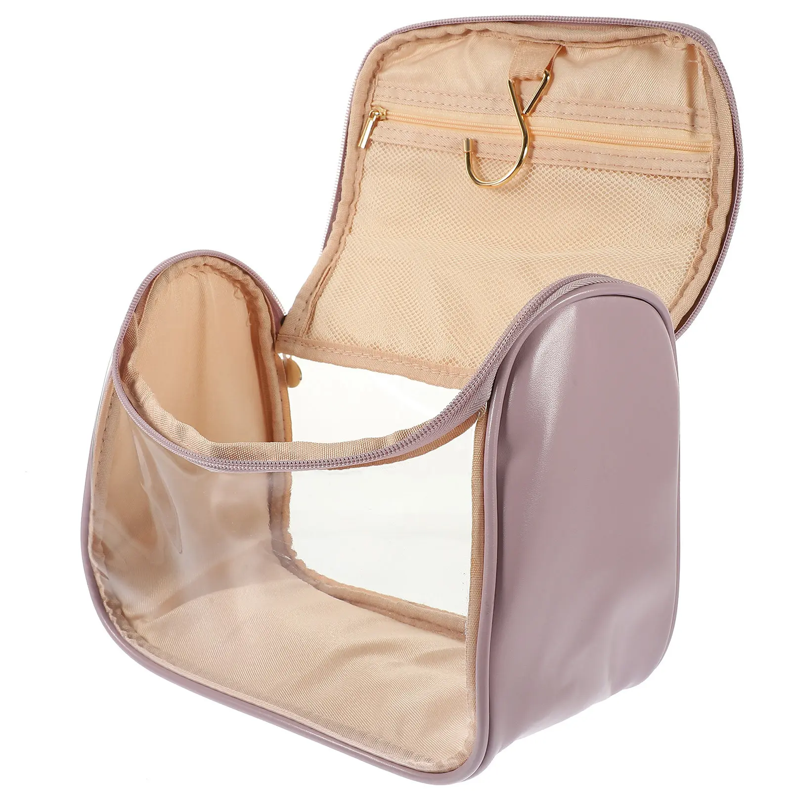 

Портативный дорожный органайзер для косметики, прозрачная сумка большой вместимости для хранения туалетных принадлежностей, кейс для женской косметики