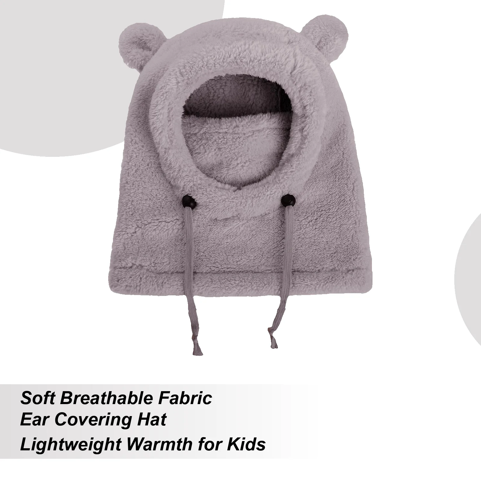 

Kids Winter Hat Knit Fleece Neck Warmer Cold Weather Thermal Hat Face Cover For Kids Boys Girls Outdoor Cycling Snowboarding