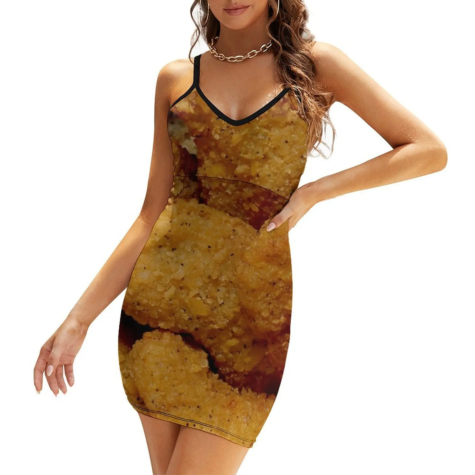 

CHICKEN NUGGETS Sling Dress ceremony dresses women's evening dresses 2025 Woman's evening dress Aesthetic clothing