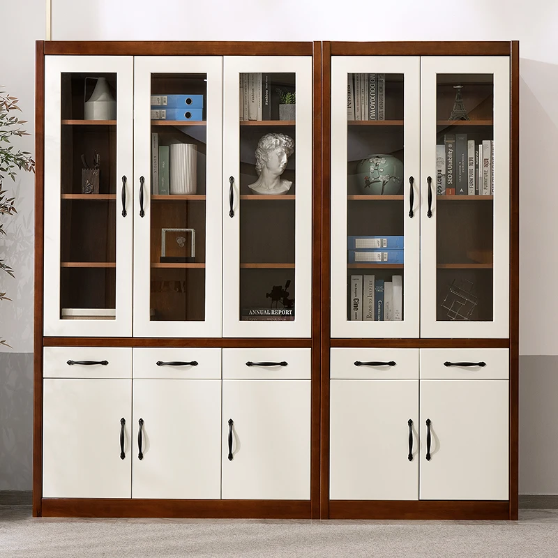 Library Storage Cabinet Baby Bookcase Book Trolley Washing Machine Rack Folding Shelf Wood Living Room Cube Organizer Glass Door