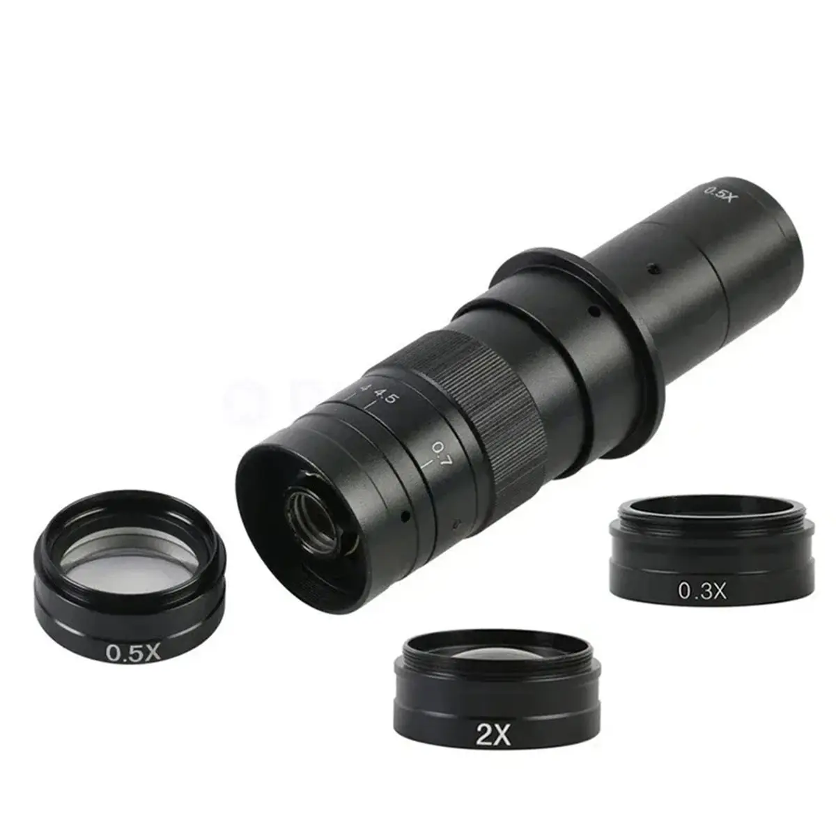 0.3X 0.5X 0.7X 2.0X Auxiliary Barlow Objective Lens M42mm Thread for 120X 180X 200X 300X 500X C-Mount Optical Lens B