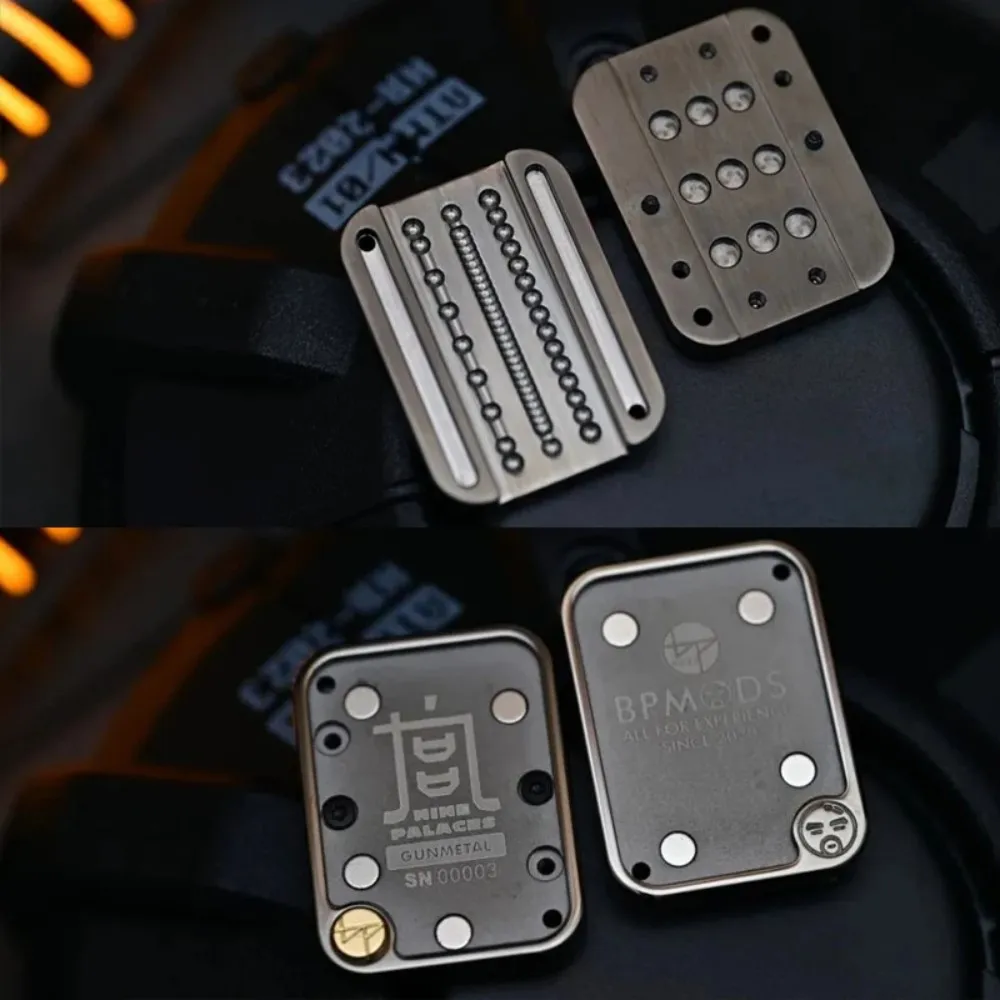 BPMODS 九宮格フィジェットスライダー ストレス解消おもちゃ ステンレス製フィジェットトイ 大人向け オリジナルデザイン 多様なゲームプレイオプション