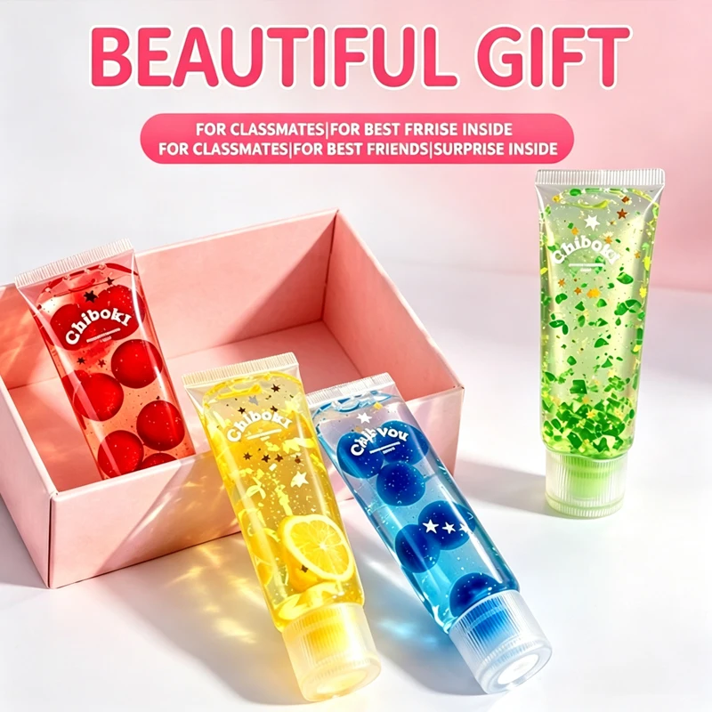 Fruit Filled Maltose Toothpaste Stress Relief Toy Soft Slow Rising Deformable Squeeze Squishy Fidget Stress Resistance Toys