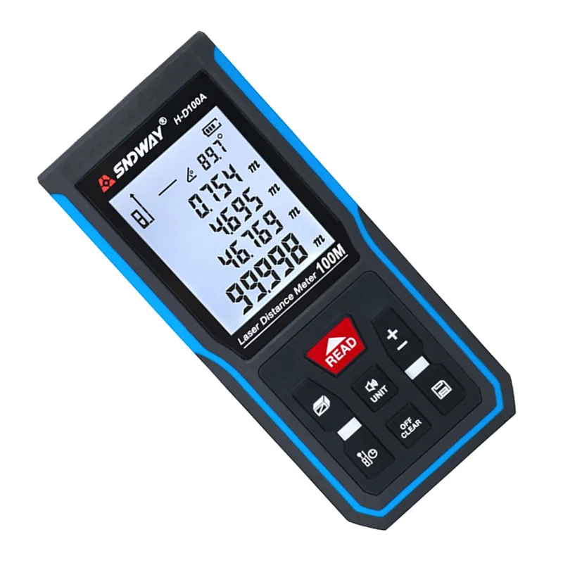 abvo-sndway-レーザー測定ツール-100-メートル、測量士、エンジニア、ビルダー向けのプロフェッショナル距離計デジタル距離計