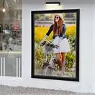 

Black LED Backlit Movie Poster Art Picture Frame Light Box Advertising Display 18W