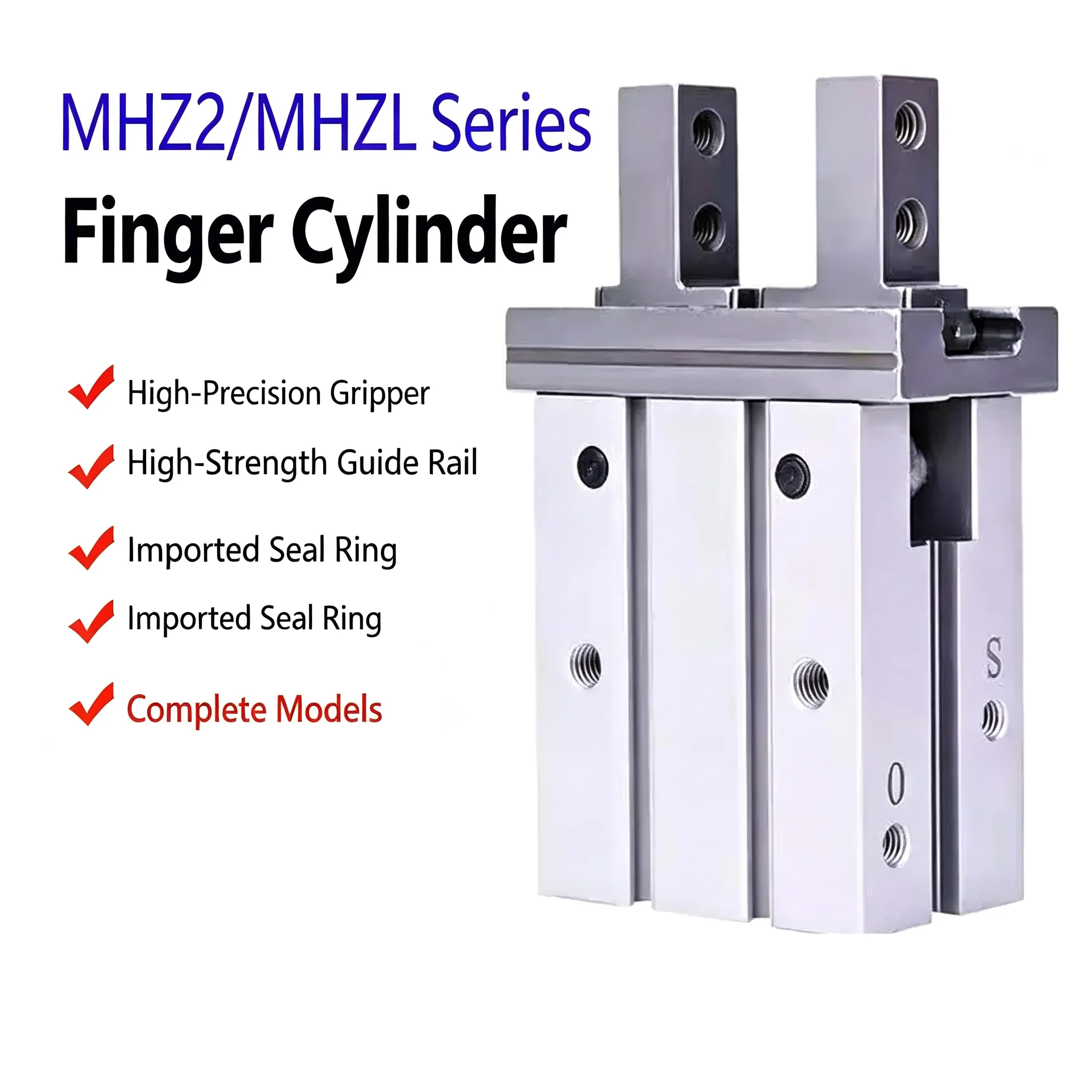 Gripper Cylinder Parallel Type Finger Cylinder Double Acting Industrial Automation Robot Clamp MHZL2 Pneumatic Air