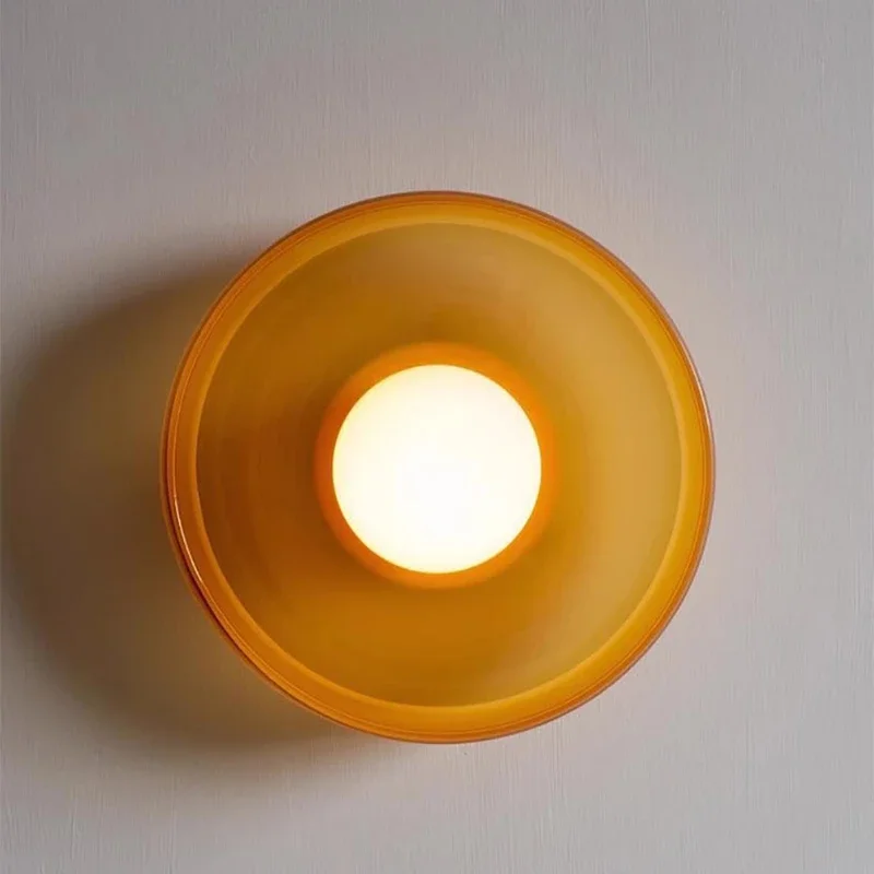 

Nordic Glass Ceiling Light Single Head G9 Lamp Source Wall Lamp For Entryway Hallway Aisle Balcony Living Room Bedroom Fixtures