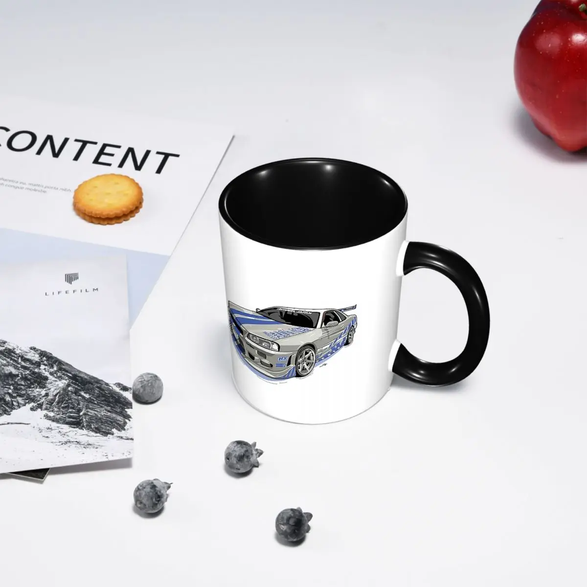 Fast And Furious Skyline Mug Funny Ceramic Coffee Cups Tea Mugs Milk Cup Drinkware Gift for Friends