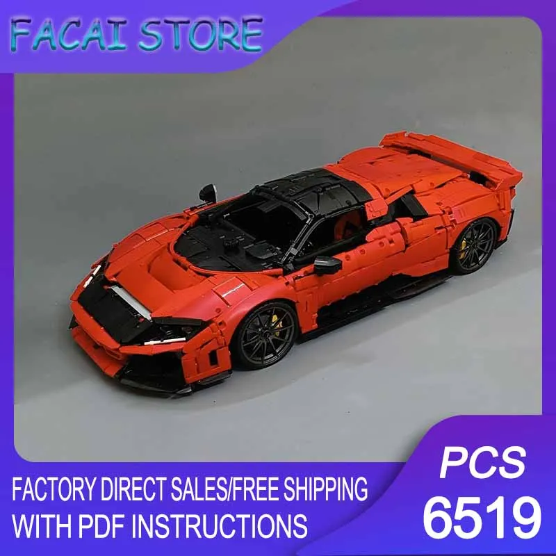 

Конструктор Champion Speed Cars Moc: Модульные блоки F80 1:8 для сборки суперкара, технологичные кубики, рождественский подарок, игрушка для самостоятельной сборки