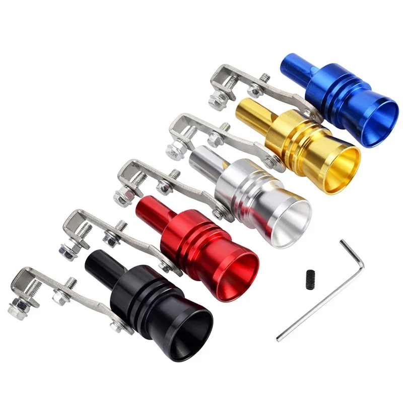 1PC Universal Car Turbo Sound Whistle Simulator Vehicle Refit Device Exhaust Pipe Turbo Muffler for Enhanced Audio Experience