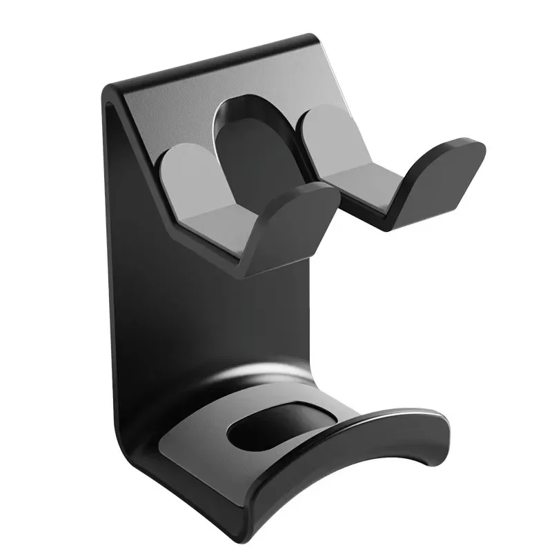 Suporte de parede 2 em 1 para comando de jogos e auscultadores, sem necessidade de perfuração, ideal para guardar comandos e auscultadores, compatível com PS5, Switch e outros comandos de jogos.