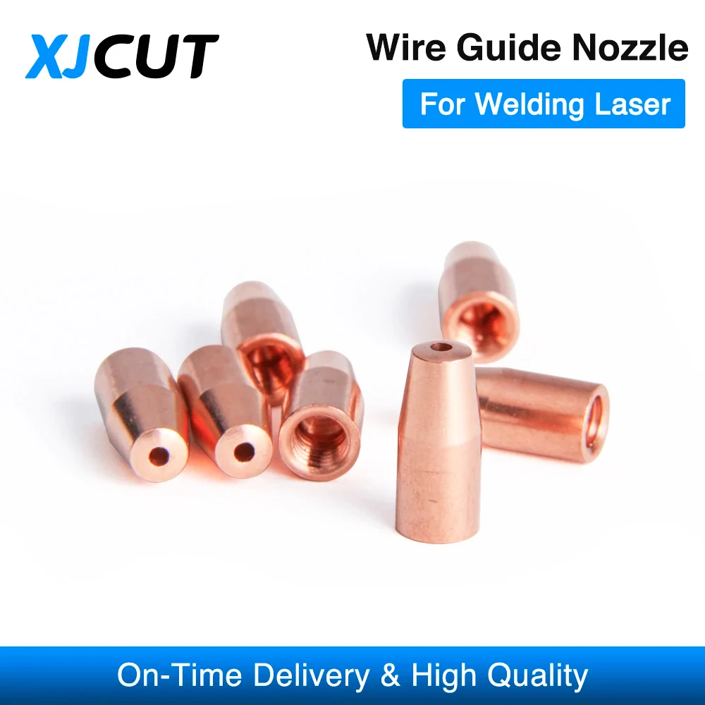 Boquilla de soldadura láser CQWY QILIN Ospri SUP WSX HANWEI, piezas de cabezal, boquilla guía de alambre, boquilla de alimentación de cable láser M5 TIG 0,8/1,0/1,2/2,0