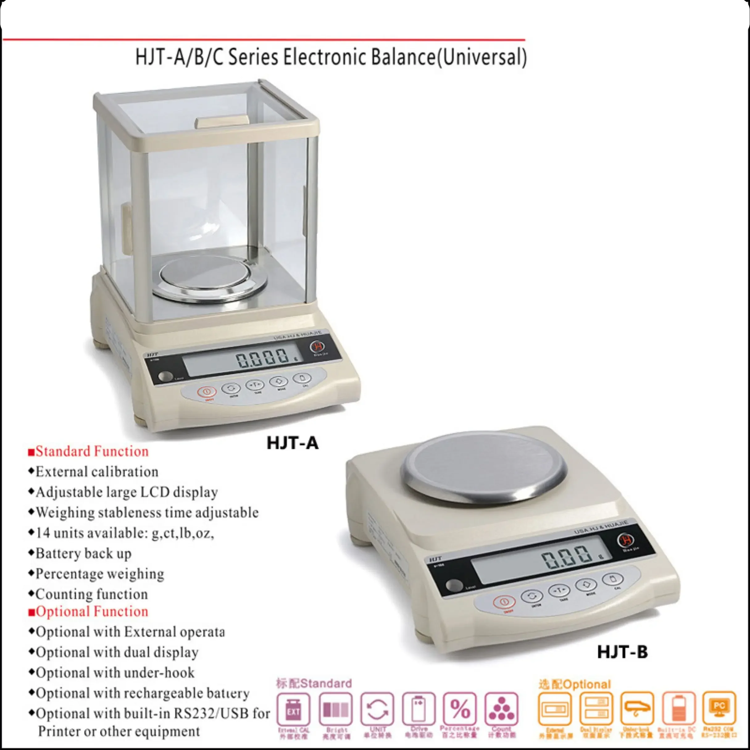 High Precision Digital Jewelry Scale Counting Scale 100g 0.001g Electronic Weighing Balance for Lab